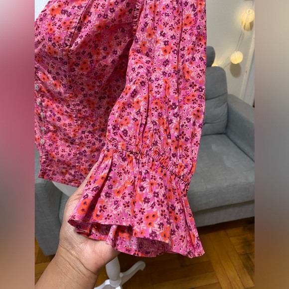 Free People I Found You Printed Top - Size XS - Picture 3 of 10